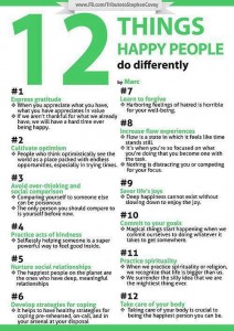 12 things to be happy