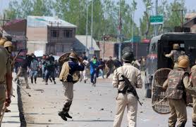 CRPF protests in Kashmir