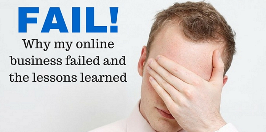 online business failed