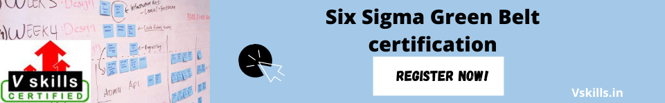 register for the Six Sigma Green Belt certification