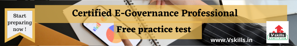 Certified E-Governance Professional free practice test