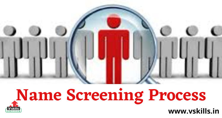 Name Screening Process topic details