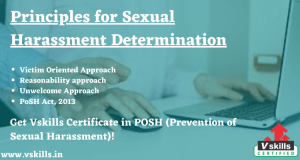 Principles For Sexual Harassment Determination - Tutorial